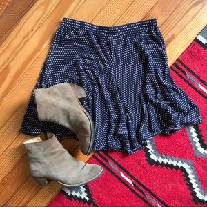 LAST CHANCE Max Edition Navy Polka Dot Skirt